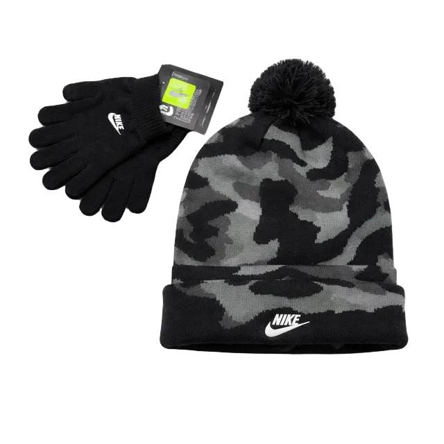 NIKE KIDS BEANIE SET (9A2827)