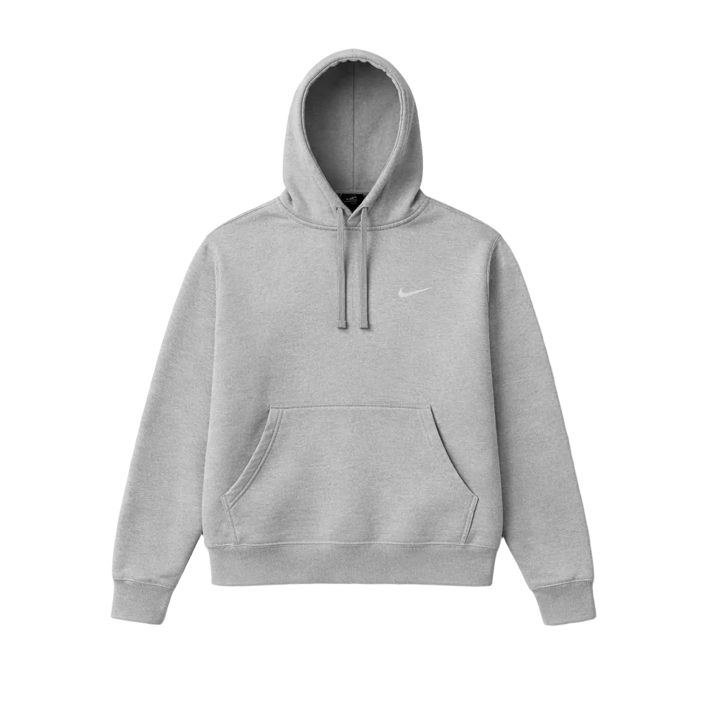 NIKE SWOOSH LOGO HOODIE (H.GREY)