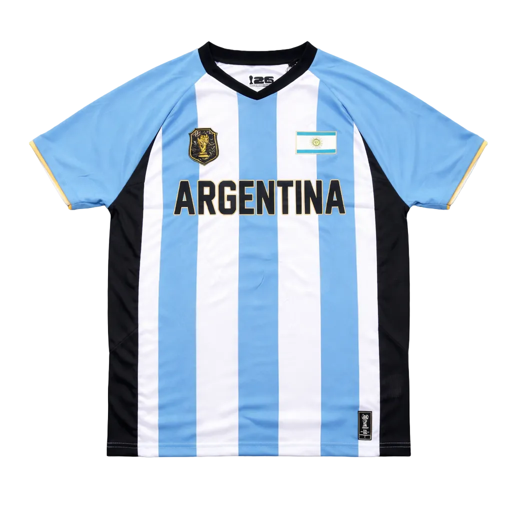 FIFA WORLD CUP 2026 ARGENTINA NATIONAL TEAM UNISEX ADULT SKY BLUE/WHITE SOCCER JERSEY