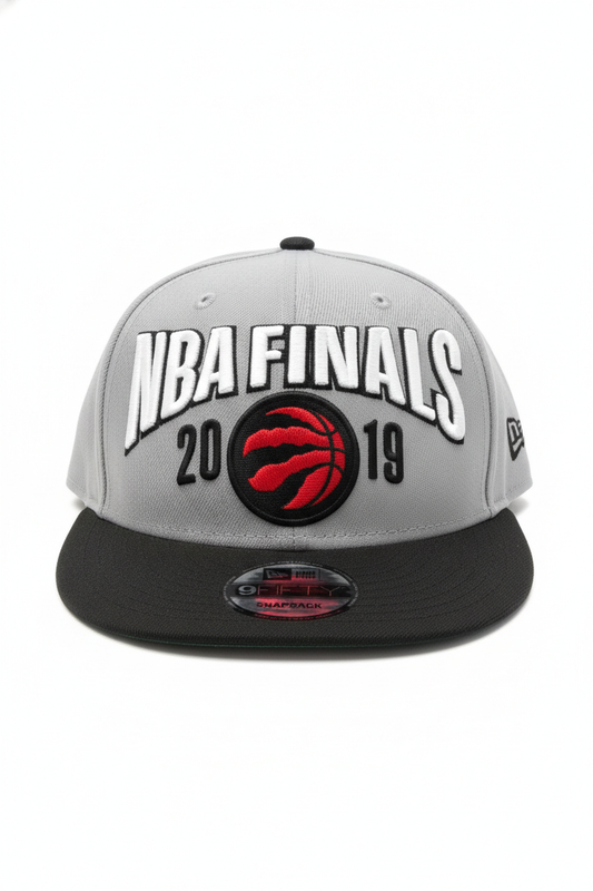 NEW ERA 9FIFTY NBA 2019 FINALS TORONTO RAPTORS GREY/BLACK SNAPBACK HAT