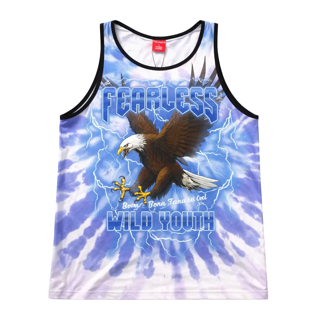 VICTORIOUS EAGLE TIE DYE TANK TOP
