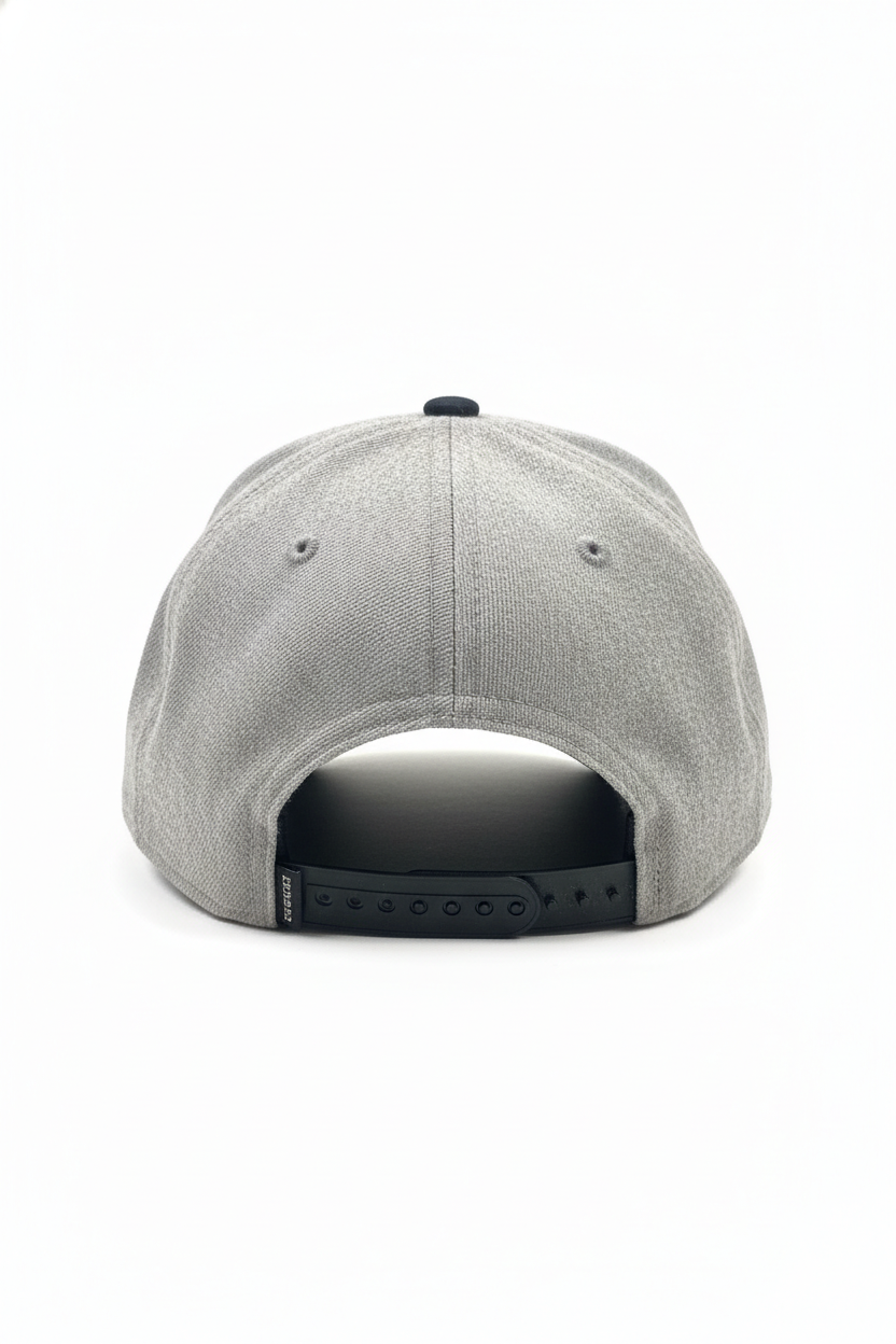MEN'S 950 TORONTO RAPTORS GREY WITH BLACK BRIM SNAPBACK HAT