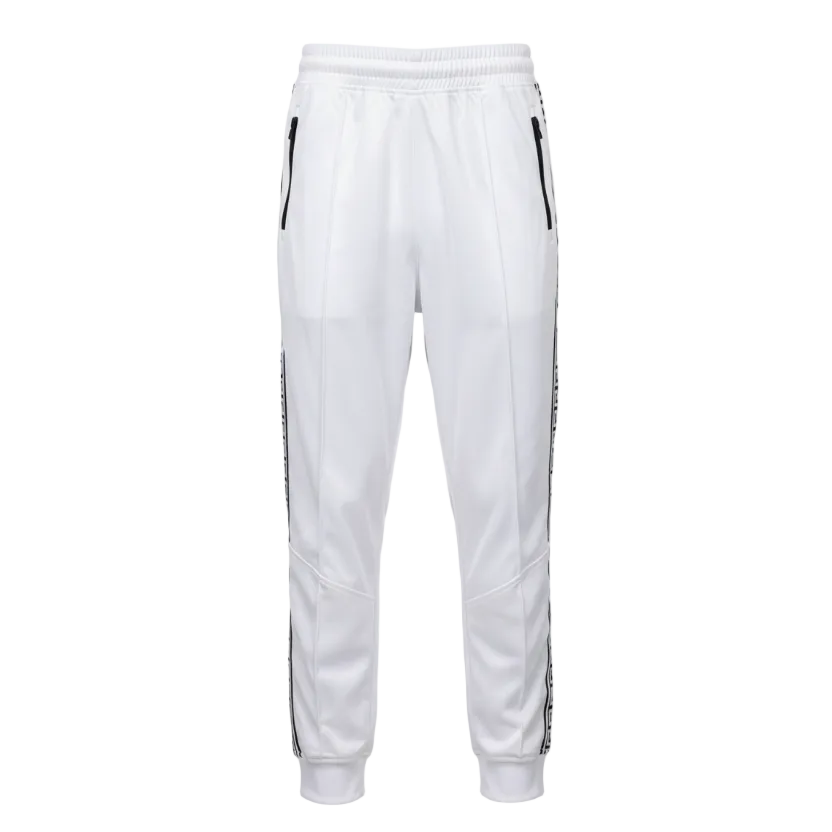 ZERO CALVIN MEN'S DESIGNER TRACK PANTS (WHITE)
