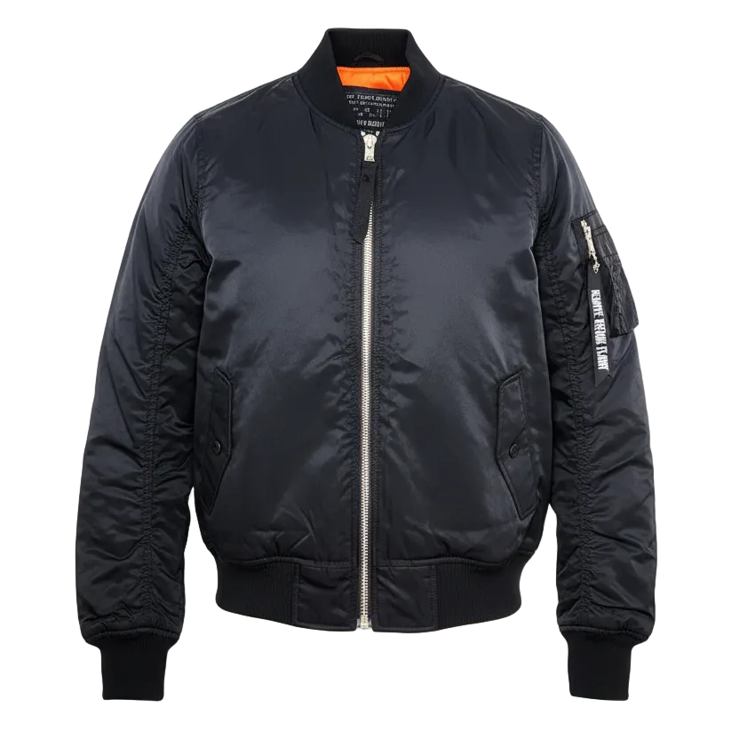 BLEECKER & MERCER MEN'S BASIC BOMBER JACKET (BLACK)