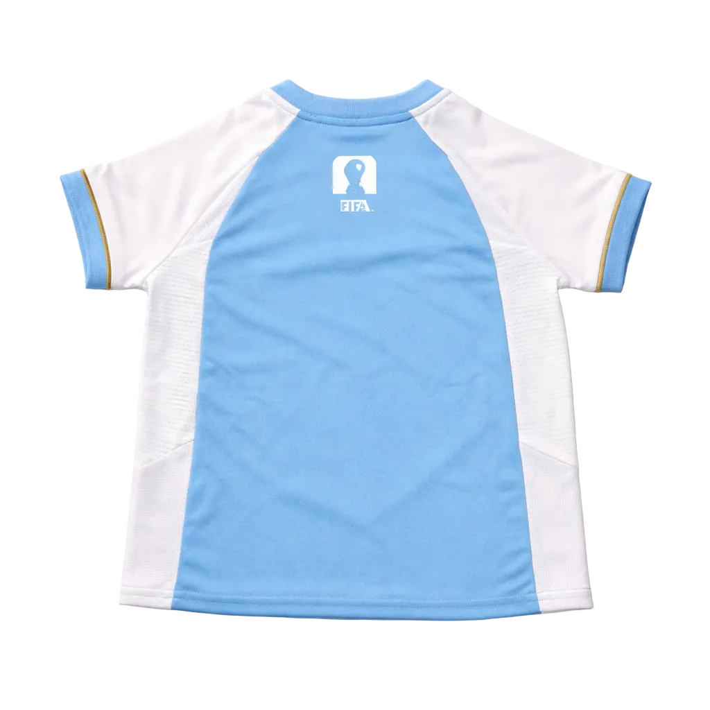 KIDS FIFA WORLD CUP 2026 ARGENTINA NATIONAL TEAM SKY BLUE/WHITE SOCCER JERSEY
