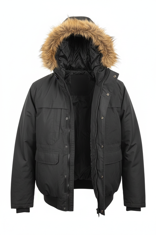 KOLDTEK MEN'S BOMBER WINTER JACKET (BLACK)