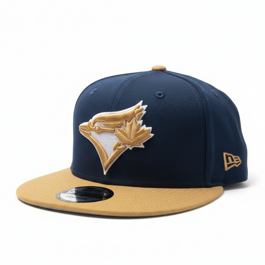 9FIFTY NEW ERA MLB TORONTO BLUE JAYS NAVY BLUE & BROWN SNAPBACK HAT