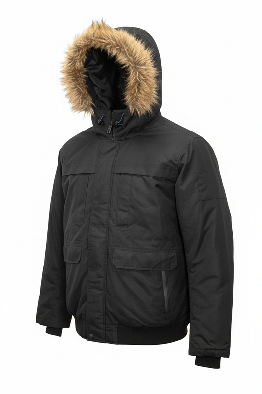 KOLDTEK MEN'S BOMBER WINTER JACKET (BLACK)