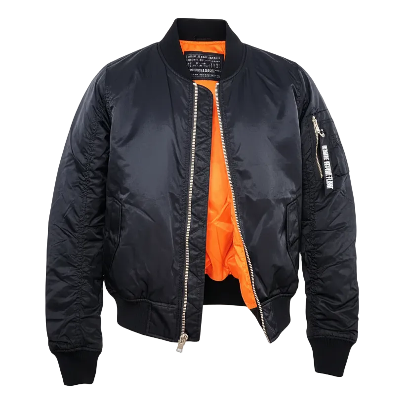 BLEECKER & MERCER MEN'S BASIC BOMBER JACKET (BLACK)