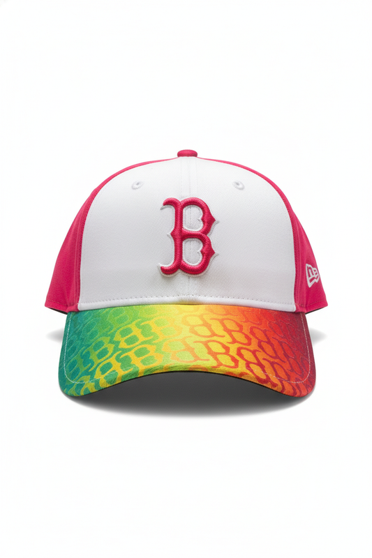 KIDS NEW ERA BOSTON BRUINS PINK/RAINBOW CAP