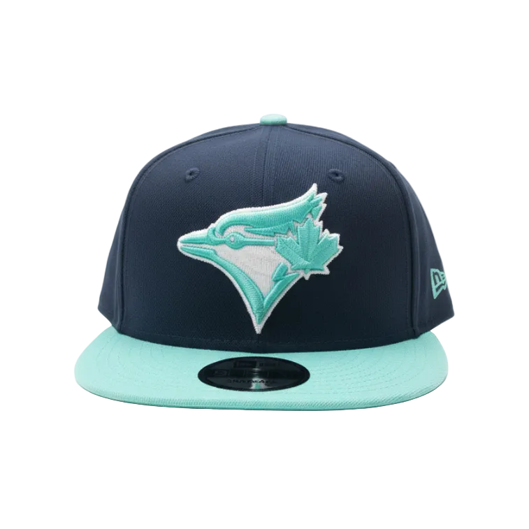 9FIFTY NEW ERA MLB TORONTO BLUE JAYS NAVY BLUE & TEAL SNAPBACK HAT