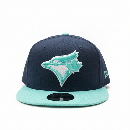 9FIFTY NEW ERA MLB TORONTO BLUE JAYS NAVY BLUE & TEAL SNAPBACK HAT