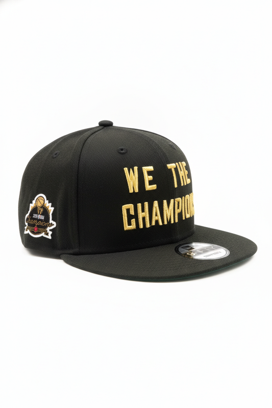 MEN'S 950 NEW ERA TORONTO RAPTORS CHAMPIONS BLACK SNAPBACK HAT