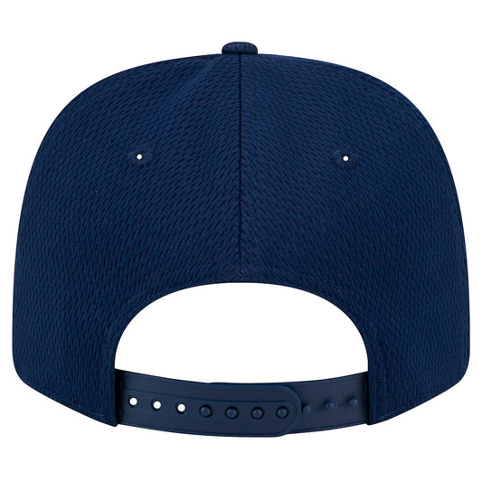 9SEVENTY MEN'S NEW ERA NFL DALLAS COWBOYS NAVY BLUE ADVENTURE PATCHED STRETCH-SNAP ADJUSTABLE HAT