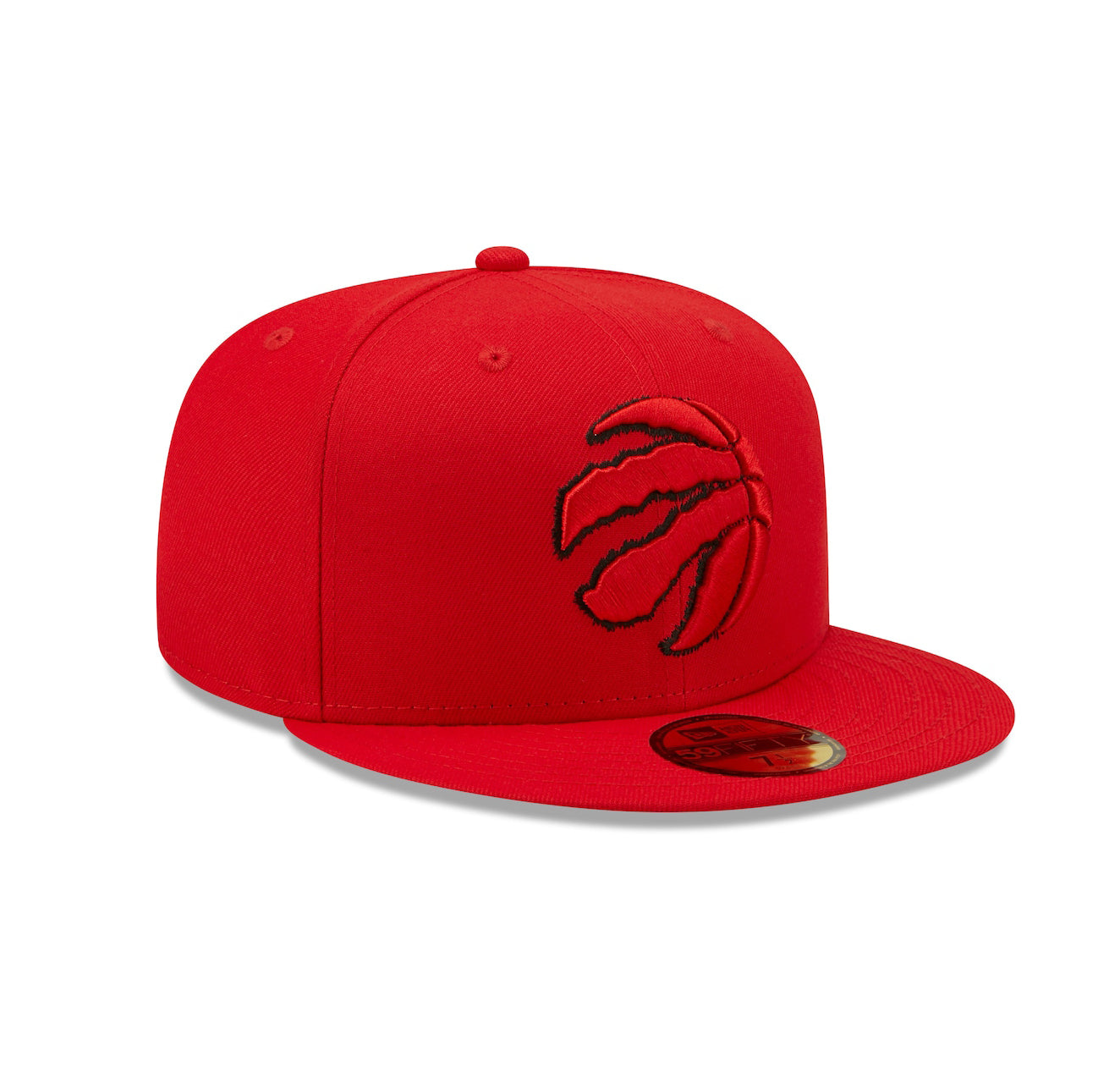 NEW ERA 59FIFTY TORONTO RAPTORS RED SCORED FITTED HAT