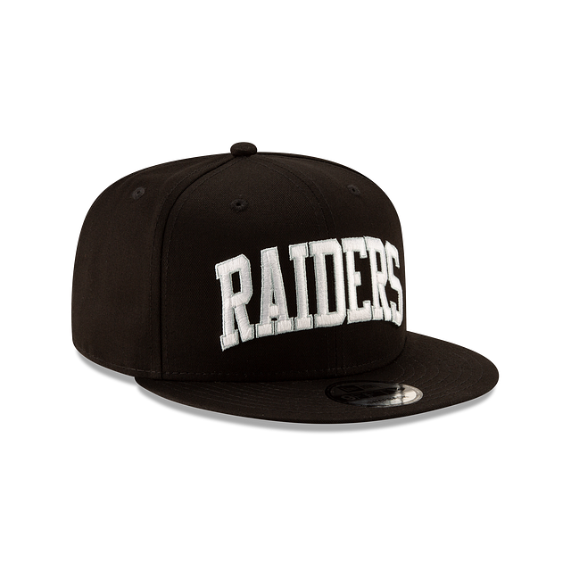 9FIFTY NEW ERA MEN'S NFL LAS VEGAS RAIDERS BLACK SNAPBACK HAT