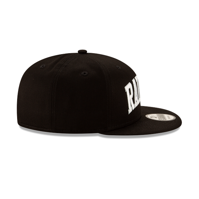 9FIFTY NEW ERA MEN'S NFL LAS VEGAS RAIDERS BLACK SNAPBACK HAT