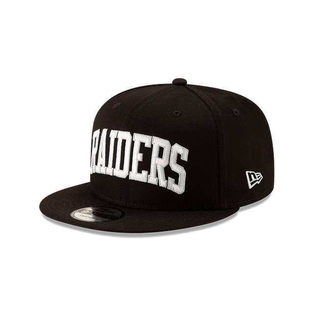 9FIFTY NEW ERA MEN'S NFL LAS VEGAS RAIDERS BLACK SNAPBACK HAT