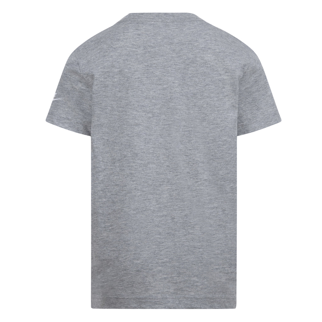 NIKE KIDS' SHORT SLEEVES FUTURA TEE (GREY/WHITE SIZE 4-7Y)