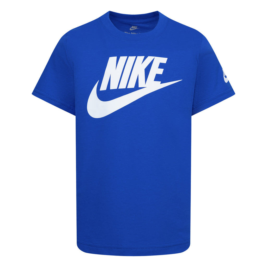 NIKE KIDS' SHORT SLEEVES FUTURA TEE (ROYAL BLUE SIZE 4-7Y)