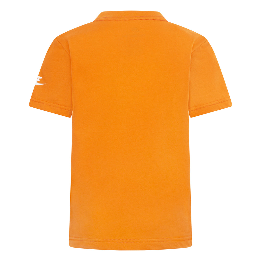 NIKE KIDS' SHORT SLEEVES FUTURA TEE (ORANGE SIZE 4-7Y)