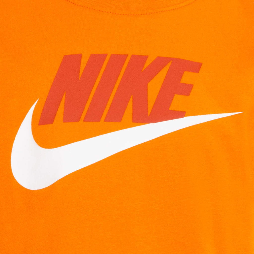 NIKE KIDS' SHORT SLEEVES FUTURA TEE (ORANGE SIZE 4-7Y)