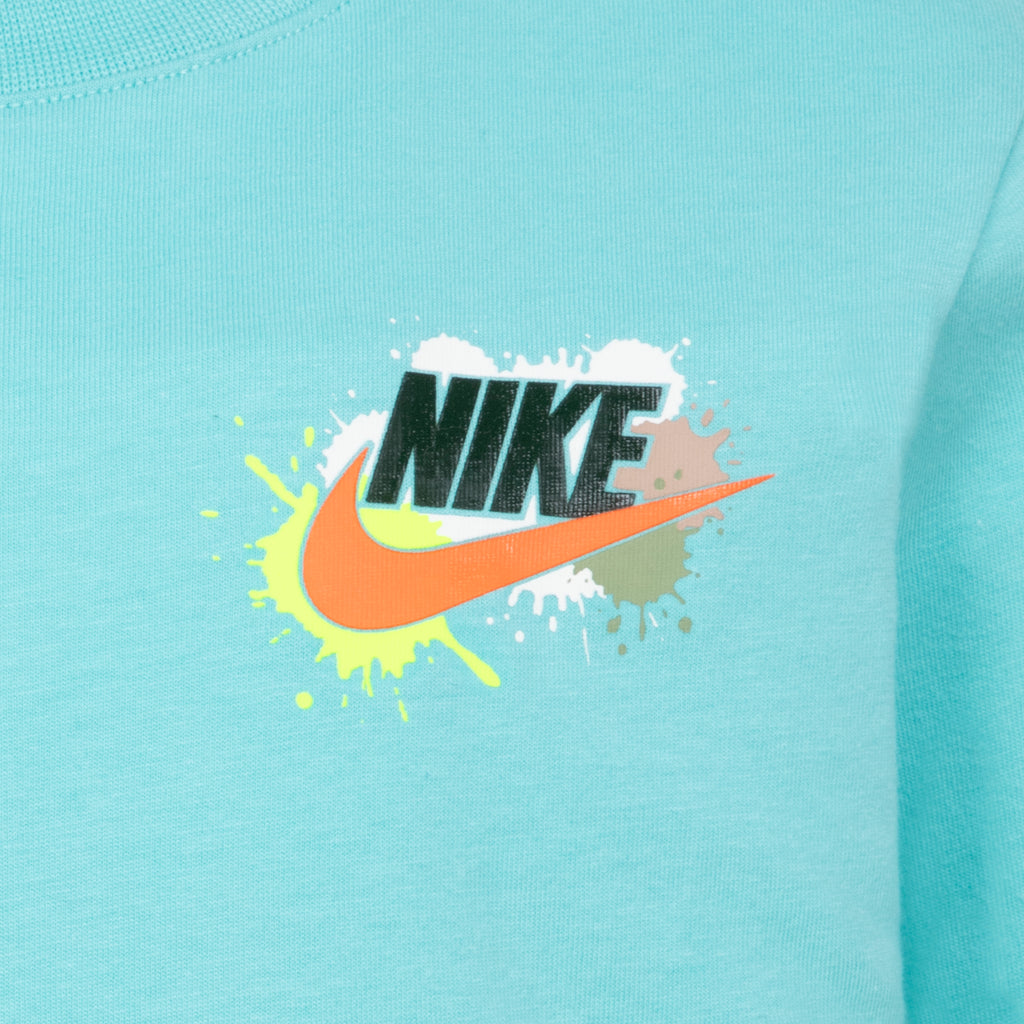 NIKE KIDS EXPRESS YOURSELF LONG SLEEVES T-SHIRT (GREEN SIZE 4-7Y)