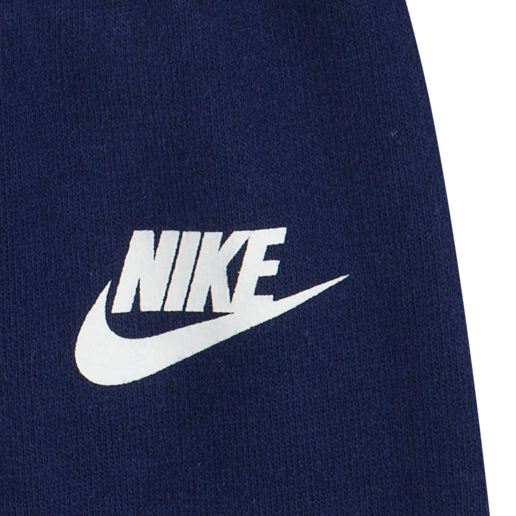 NIKE INFANTS 3-PIECE PANTS SET (NAVY/GREY SIZE 0-9M)