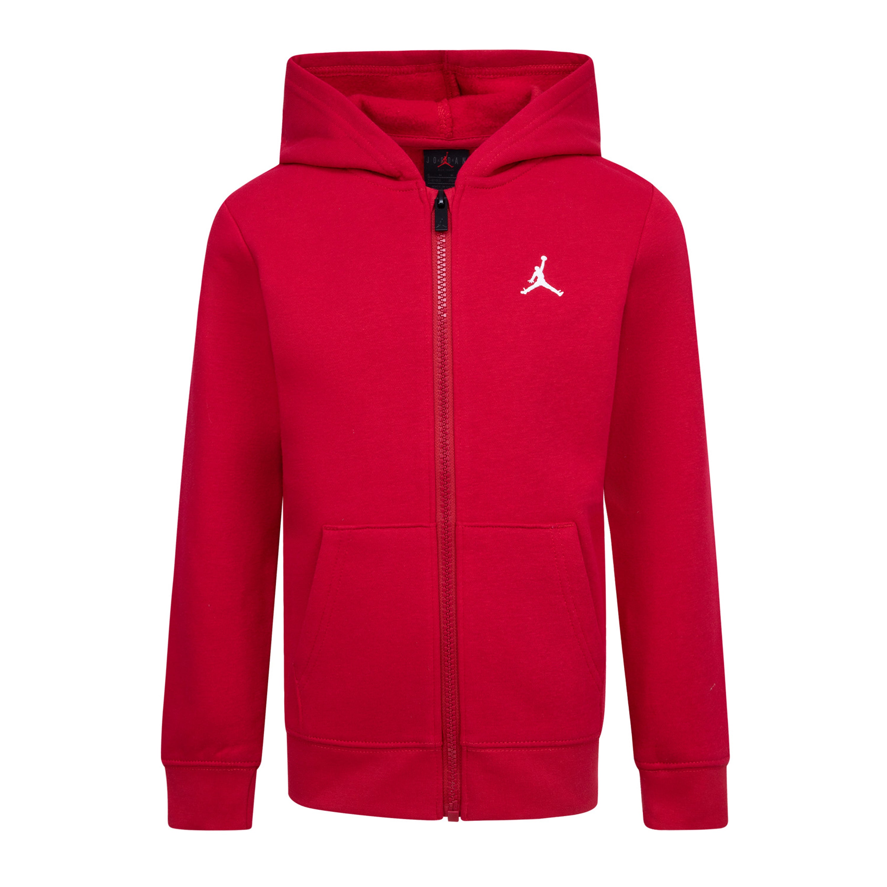 JORDAN KIDS MJ BROOKLYN FLEECE RED & BLACK HOODIE SET (SIZE 4-7Y)