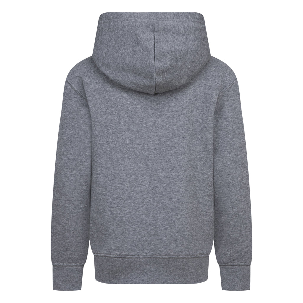 JORDAN KIDS MJ BROOKLYN FLEECE ZIP-UP HOODIE (GREY SIZE 4-7Y)