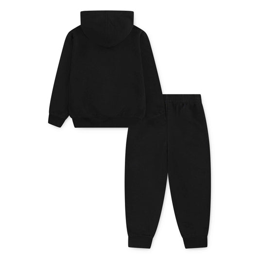 JORDAN TODDLER BOYS' MJ BROOKLYN FLEECE 2-PIECE BLACK HOODIE & JOGGER SET (SIZE 2T-4T)