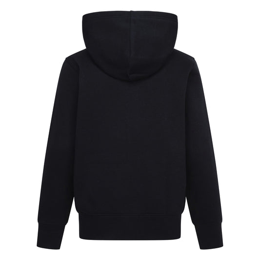 JORDAN KIDS MJ BROOKLYN FLEECE ZIP-UP HOODIE (BLACK SIZE 4-7Y)