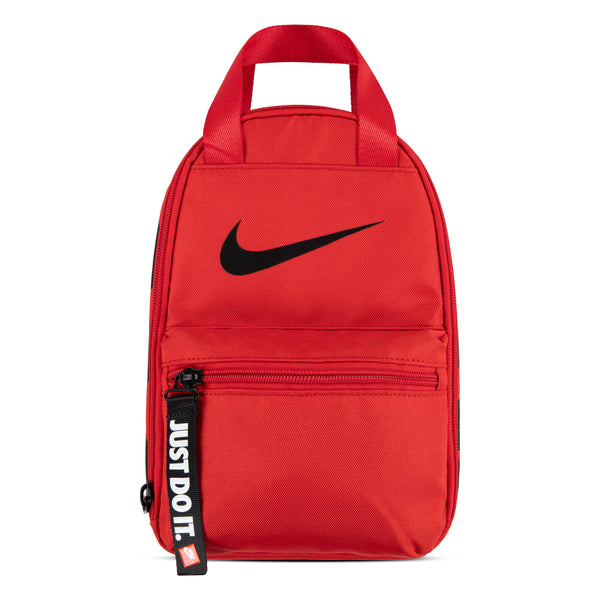 NIKE KIDS ZIP PULL UNIVERSITY RED & BLACK LUNCH BAG