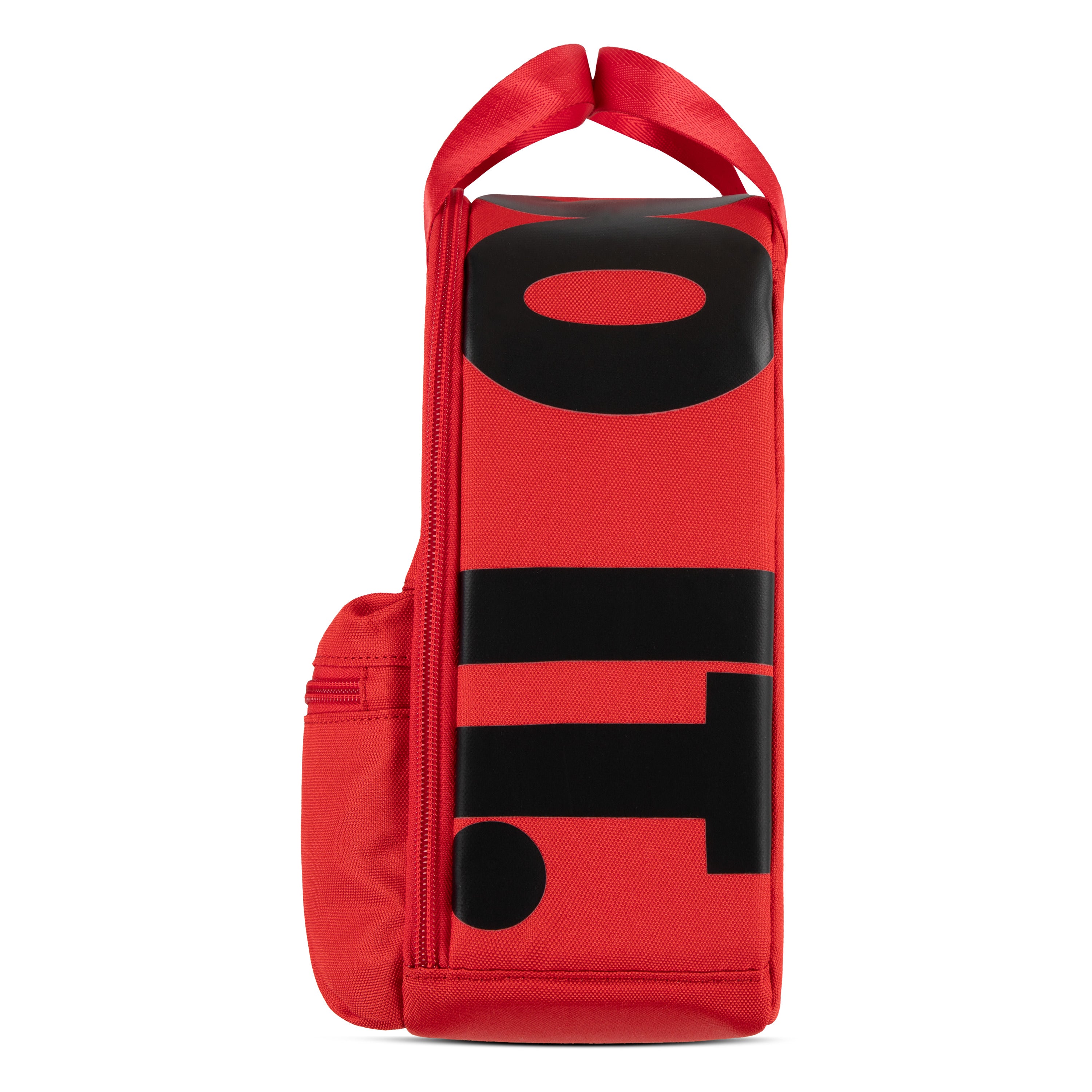 NIKE KIDS ZIP PULL UNIVERSITY RED & BLACK LUNCH BAG