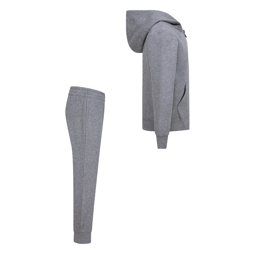 JORDAN KIDS MJ BROOKLYN FLEECE HOODIE SET (GREY SIZE 4-7Y)