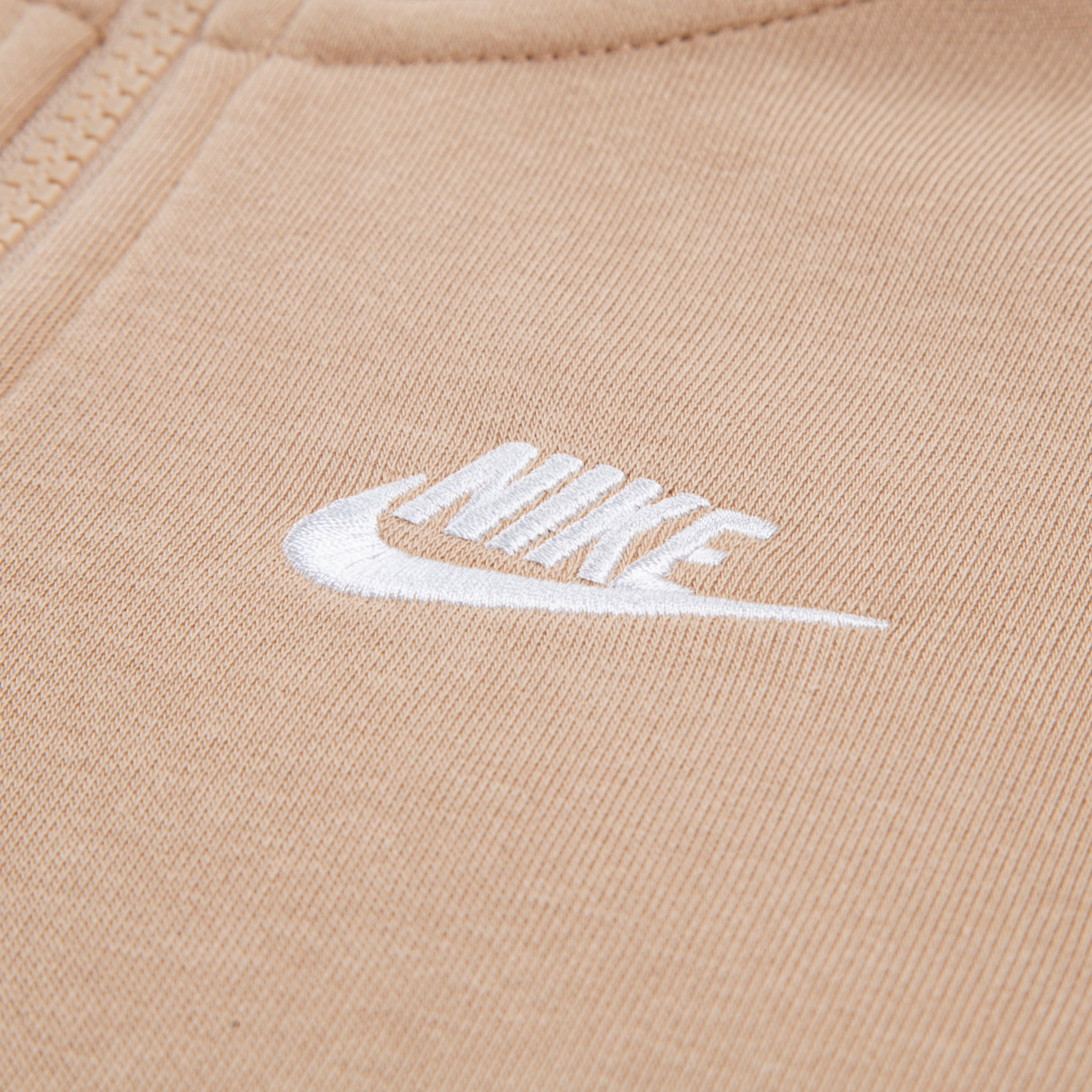 NIKE GIRLS' WIDE LEG CLUB FLEECE BEIGE TRACK SET (SIZE 4-6X)