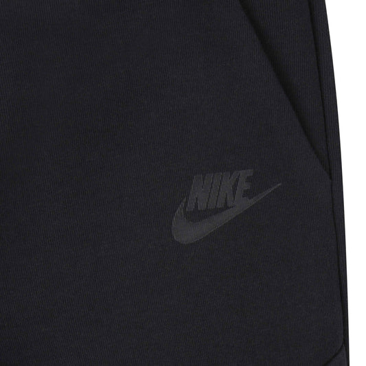 NIKE SPORTSWEAR TODDLERS' TECH FLEECE FULL ZIP ALL BLACK HOODIE & JOGGER SET (SIZE 2T-4T)