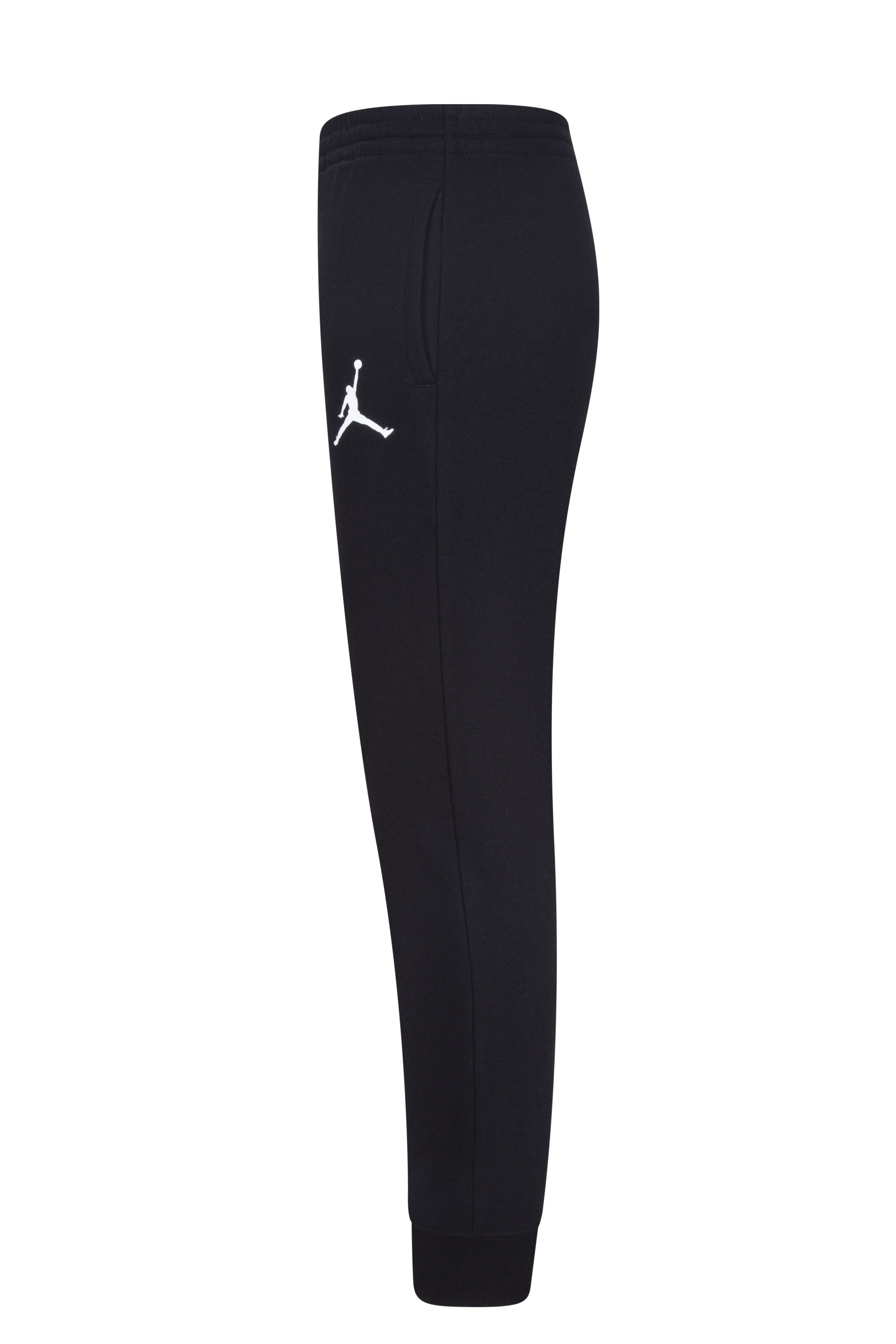 JORDAN YOUTH KIDS ZIP-UP HOODIE & JOGGER SET (BLACK SIZE S-XL)