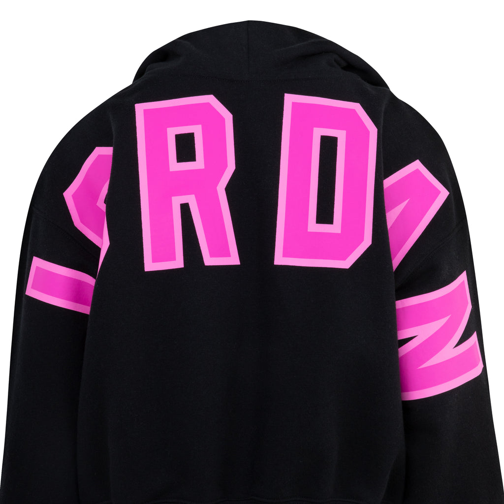 JORDAN YOUTH GIRLS Y2K PULLOVER HOODIE SET (BLACK/PINK SIZE S-XL)