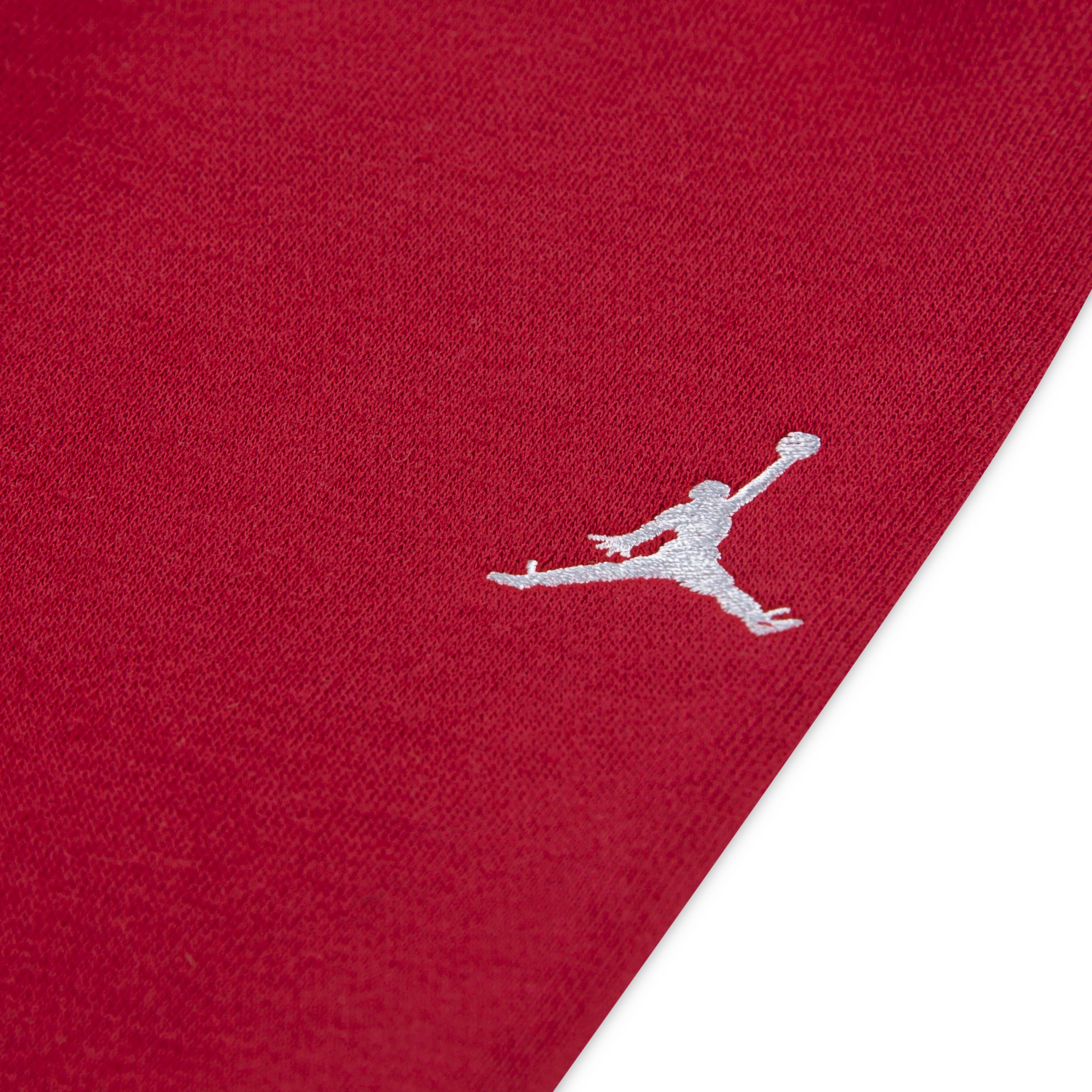 JORDAN TODDLER BOYS' MJ BROOKLYN FLEECE 2-PIECE RED HOODIE & JOGGER SET (SIZE 2T-4T)
