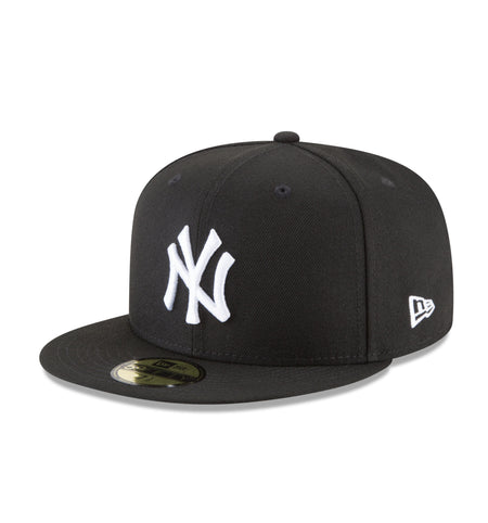 MEN'S NEW YORK YANKEES 5950 FITTED WHITE ON BLACK