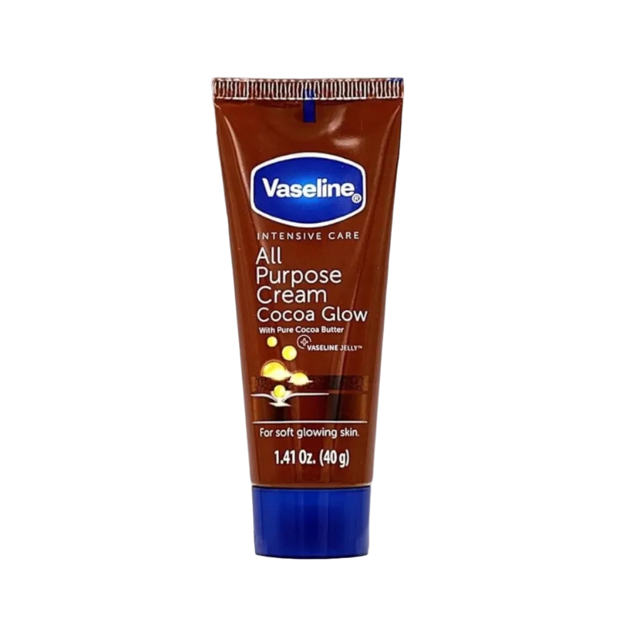 VASELINE ALL PURPOSE CREAM COCOA GLOW WITH PURE COCOA BUTTER 1.41 FL OZ