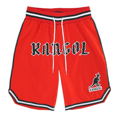 KANGOL MEN'S T-SHIRT/SHORTS BASKETBALL JERSEY SET (RED)