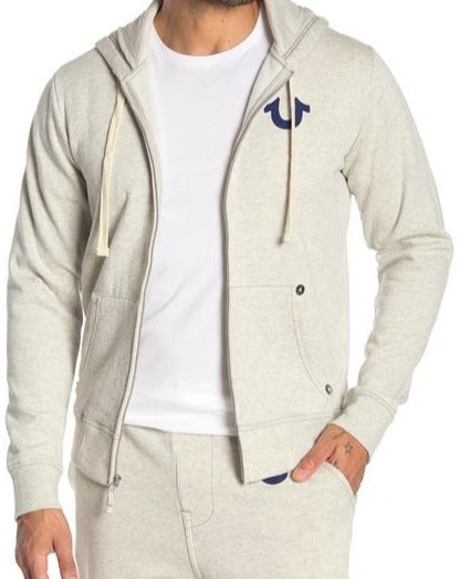 TRUE RELIGION CLASSIC LOGO ZIP UP HOODIE