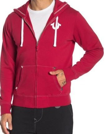 TRUE RELIGION CLASSIC LOGO ZIP UP HOODIE