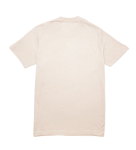 TRUE RELIGION FOIL LOGO CREW NECK TEE (TAPIOCA)