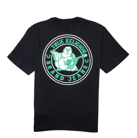 TRUE RELIGION BUDDHA LOGO SEAL TEE (BLACK)