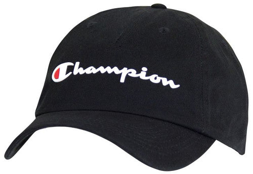 CHAMPION BLACK ADJUSTABLE CAP