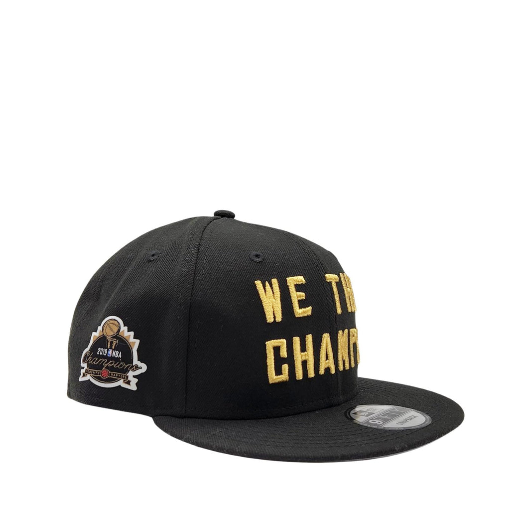 MEN'S 950 NEW ERA TORONTO RAPTORS CHAMPIONS BLACK SNAPBACK HAT