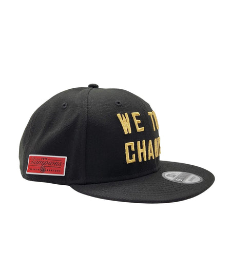 MEN'S 950 NEW ERA TORONTO RAPTORS CHAMPIONS BLACK SNAPBACK HAT